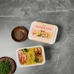 Instant Meal Wholesale Fast Asian Convenient Ready to Eat Organic Instant Rice with Mushroom Beef Curry Spicy Sauce