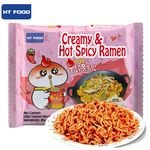 Wholesale Food Korean Noodles Spicy Instant Ramen Noodles Low-Fat Chicken Cheese Flavor