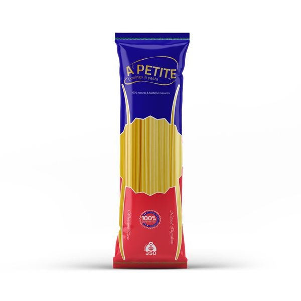 A'Petite Brand Premium Pasta Spaghetti 350g Hard Wheat High Quality Long Life Certified Company ISO 9001
