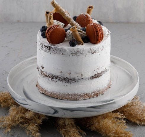 Delicious Frozen Cake Ready to Eat Bitter Chocolate Cake Low Price Cheesecake, Mosaiq Cake