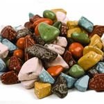 Halal/kosher 1kg Bulk Pure Cocoa Butter Pebble Shape Milk Chocolate Stones Candy Beans